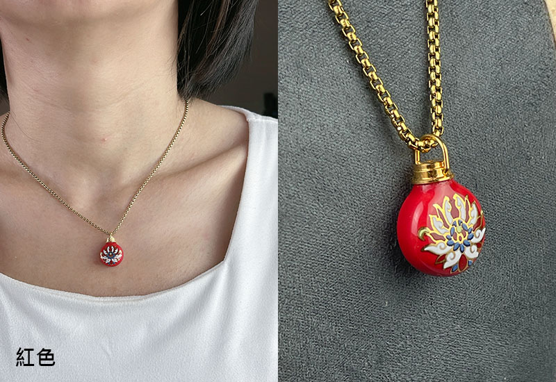 馨香雙韻香氛項鍊(多色)